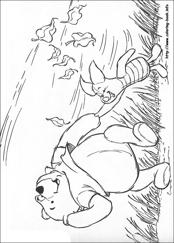 Winnie the Pooh coloring picture